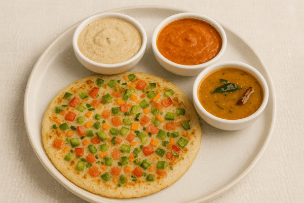 Millet Mixed Veg Uttapam