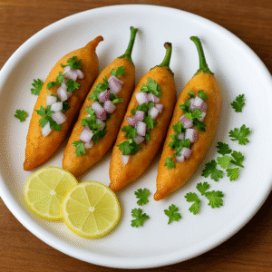 Cut Mirchi Bajji